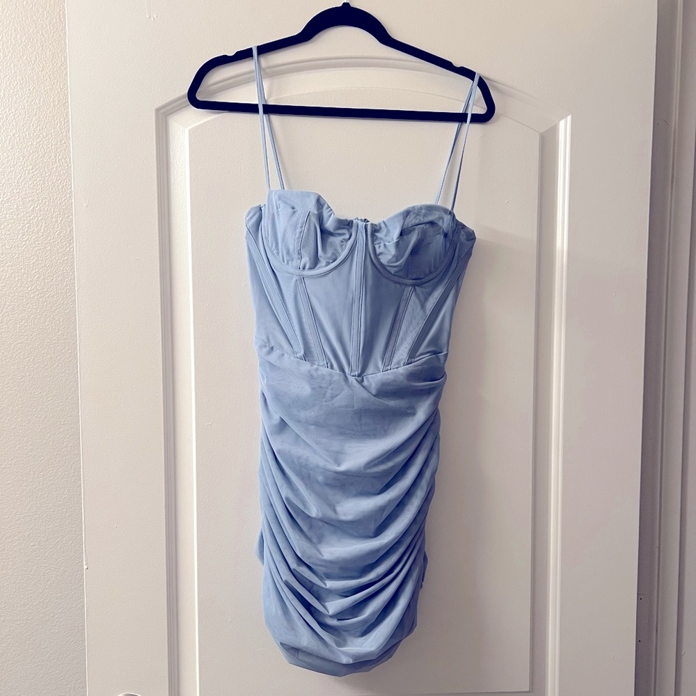 Mistress Rocks! Baby blue minidress! MEDIUM